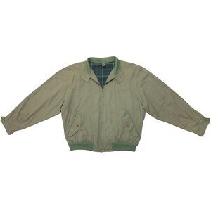 GUY MAGUIRE (England) 70s Vintage Plain Weave Bomber Jacket : L